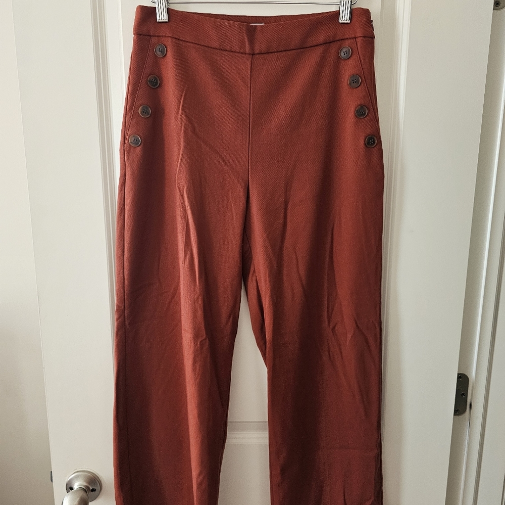 Loft Outlet High Rise Wide Leg - Picture 2 of 6